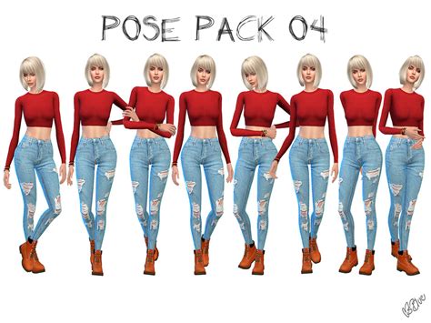 The Sims Resource Cas Pose Pack 04