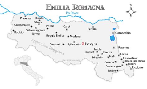 Emilia Romagna Maps and Travel Guide | Wandering Italy