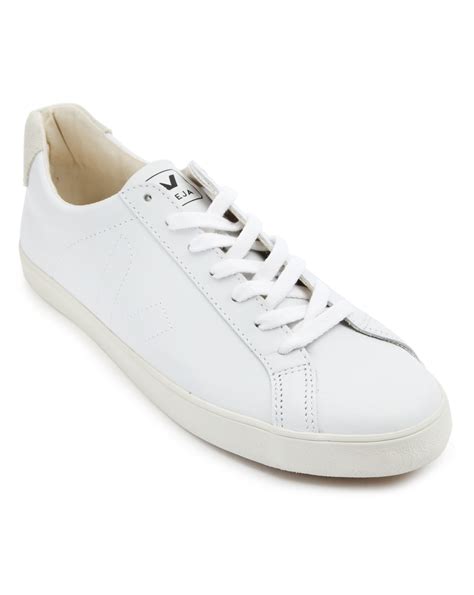 Veja Esplar Cream Leather Sneakers In White For Men Cream Lyst