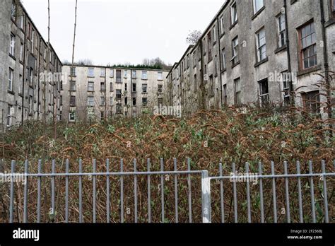 Views Of Derelict Housing At Clune Park In Port Glasgow Inverclyde