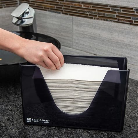 1 out of 5 stars, based on 1 reviews 1 ratings. San Jamar T1720TBK Countertop Paper Towel Dispenser w/ 1 ...