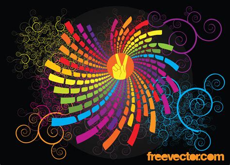 Colorful Scroll Graphics Vector Art And Graphics