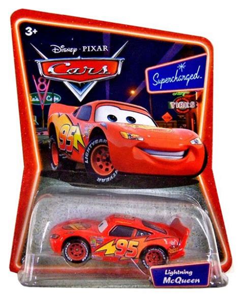 Disney Pixar Cars Supercharged Lightning Mcqueen 155 Diecast Car Mattel