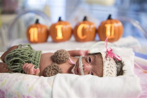 Hospital Dresses Up Nicu Babies For Halloween