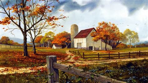 Good 13 Autumn Harvest Scenes Painting Newest
