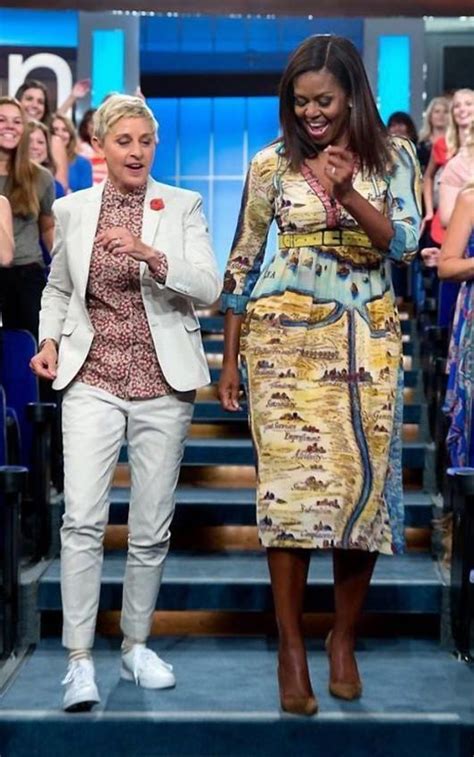 Michelle Obama Wears A Gucci Dress To Appear On The Ellen