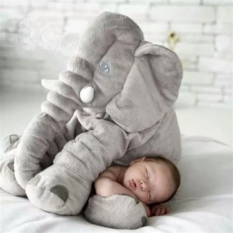 Lovely 40cm60cm Infant Plush Elephant Soft Appease Elephant Playmate
