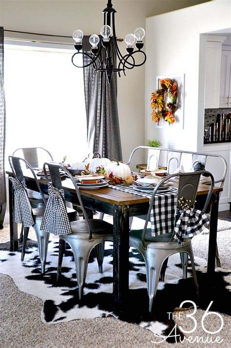 Be honest about how much you have available for spending. Fall Decor - Dining Room | The 36th AVENUE