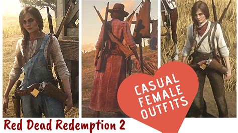Red Dead Redemption 2 Female Outfit Showcase And Ideas Youtube