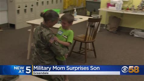Watch Military Mom Surprises Son At Greendale School After 10 Months Overseas