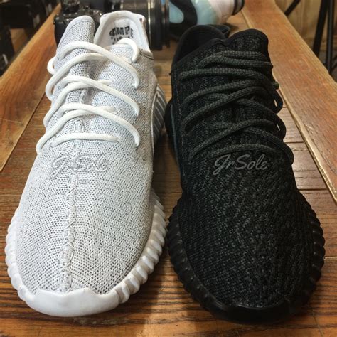 White Adidas Yeezy 350 Boost Sneaker Bar Detroit