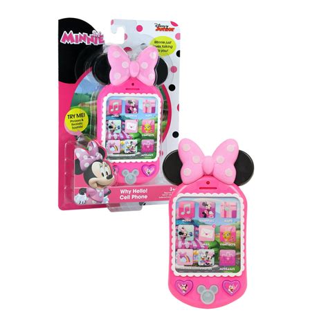 Minnie Bow Tique Why Hello Cell Phone With Lights And Realistic Sounds