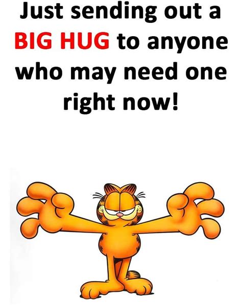 Big Hug In 2021 Garfield Quotes Old Age Humor Son Quotes