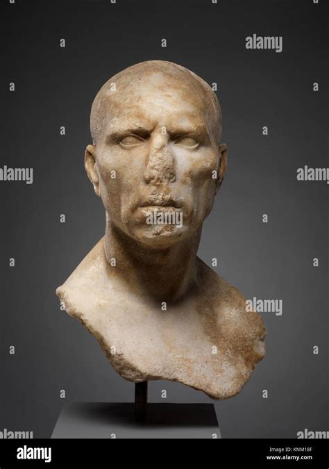 Marble Portrait Bust Of A Man Period Early Imperial Julio Claudian