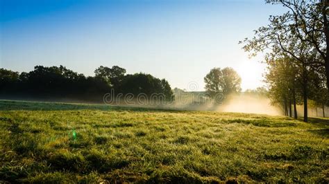 The Morning Field Stock Image Image Of Glare Marzahn 106063777