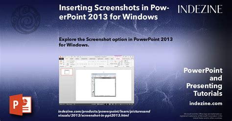 Inserting Screenshots In Powerpoint 2013 For Windows
