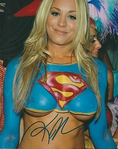 Kaley Cuoco Autographed Signed 8x10 Photo Supergirl The Big Bang Theory
