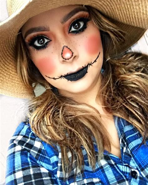 makeupbysen scarecrow halloween makeup halloween costumes scarecrow scarecrow halloween