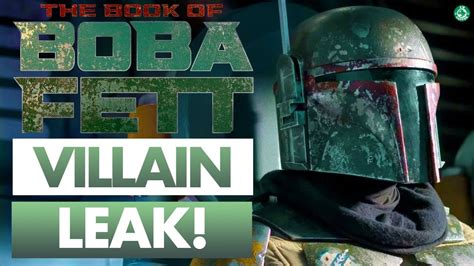 Leak Star Wars The Book Of Boba Fett Villain Youtube