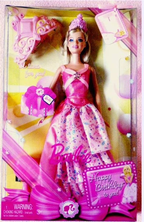 Birthday Barbie Doll Plus Tiara And Confetti Dress