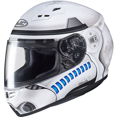 Casco Moto Integrale Hjc Cs 15 Star Wars Stormtrooper White Mc10sf