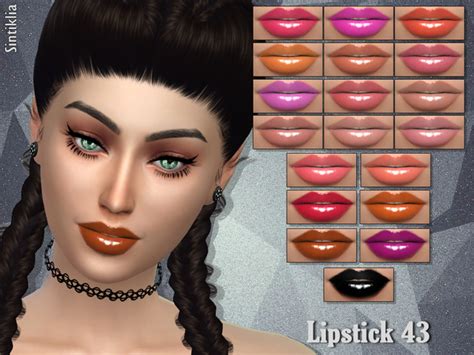 The Sims Resource Lipstick 43 By Sintiklia Sims Sims 4 Downloads