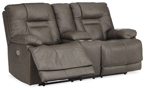 Wurstrow Power Reclining Loveseat With Console U5460218 By Signature