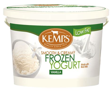 Low Fat Vanilla Frozen Yogurt 132oz Pail Kemps