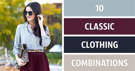 I'm finally starting to get in the mood for fall clothing. 10 Perfect Clothing Color Combinations For 2017