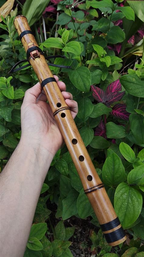 Side Blown Ethnic Native American Style Bamboo Flute In The Etsy