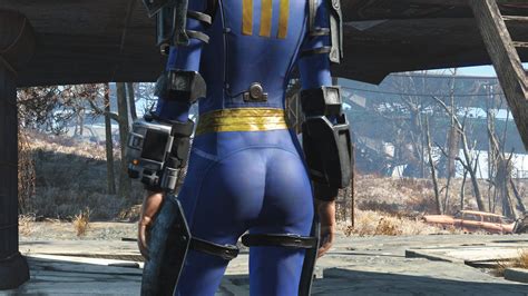 Vault Booty Enhanced Female Vault Suit Fallout 4 FO4 Mods