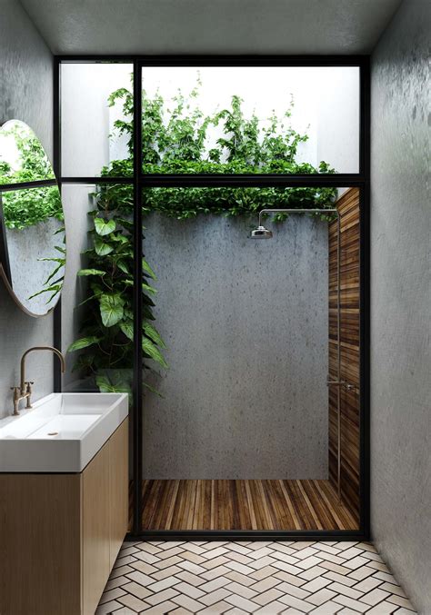 11 Sample Open Air Bathroom Designs For Small Room Home Decorating Ideas