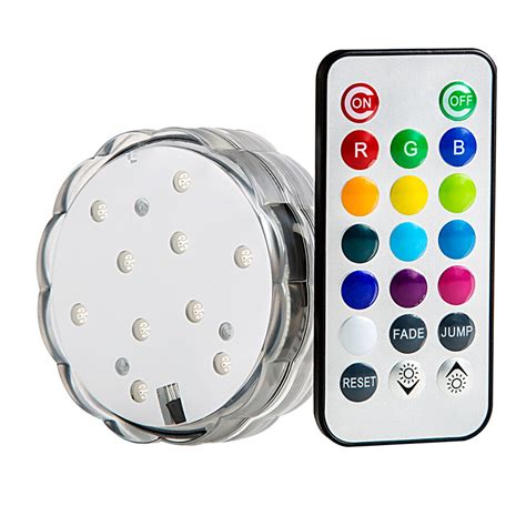 Submersible Rgb Led Accent Light W Remote Super Bright Leds