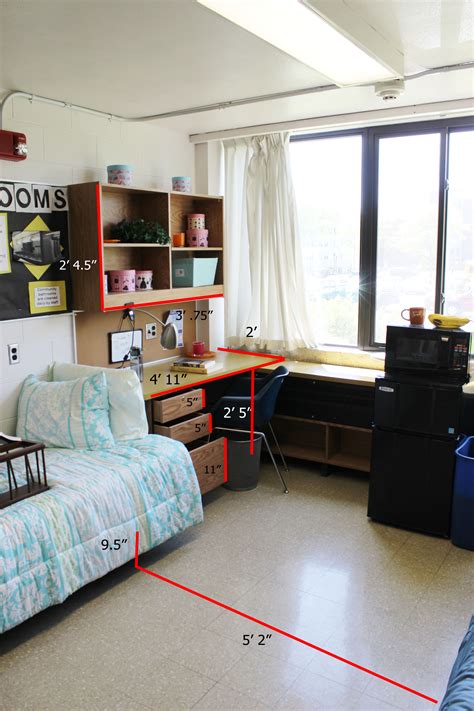 KYLE - Theophilus Tower- Room Dimensions | Dorm diy, Dorm inspiration