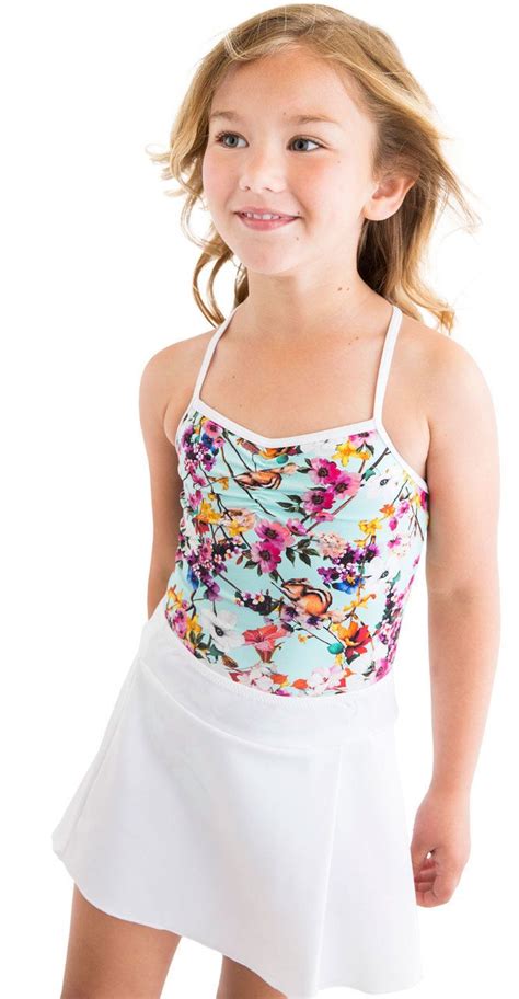 Flowers And Squirrels Swimsuit For Girls Girls Beachwear Girls