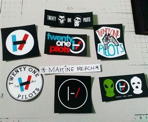 Jual Sticker Twenty One Pilots Di Lapak Making Merch Bukalapak