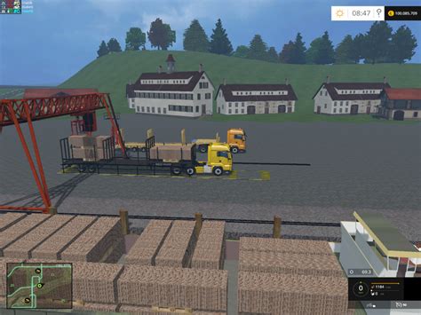 Unloading Crane For Wooden Pallets V Object Farming Simulator