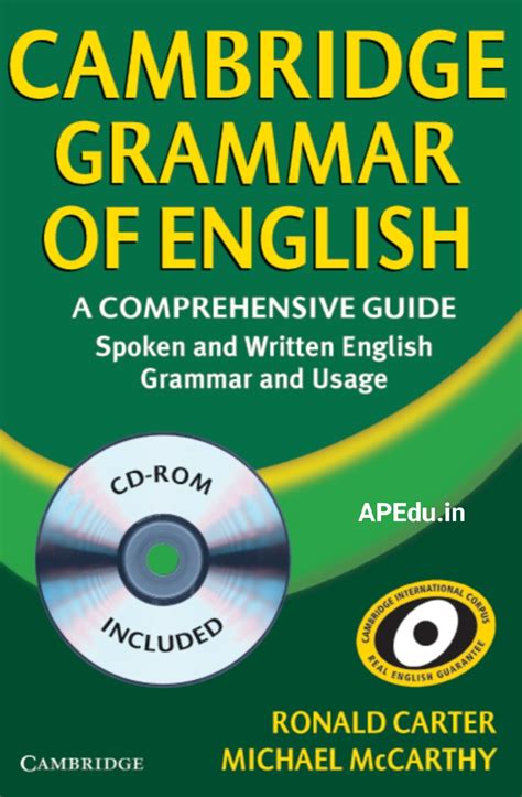Spoken English Cambridge Grammar Of Book Apedu