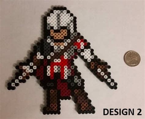 Assassin S Creed Perler Beads Etsy Perler Beads Designs Perler