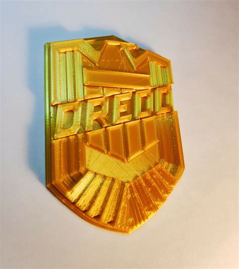 Judge Dredd Golden Badge Replica Prop Cosplay Etsy