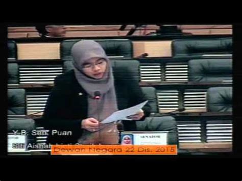 Siti aishah s ismail najib ingat putrajaya bapak dia punya. Perbahasa RUU MKN - Senator Puan Siti Aishah Bt. Shaik ...