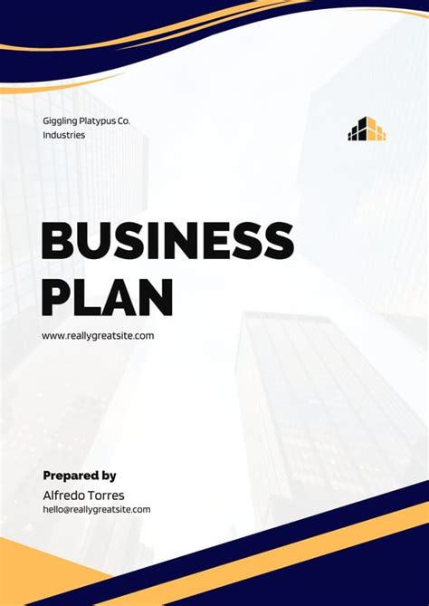 Free Custom Business Plan Cover Page Templates To Print Canva