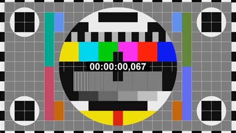 Tv Color Bars With Counting Stock Footage Video 100 Royalty Free