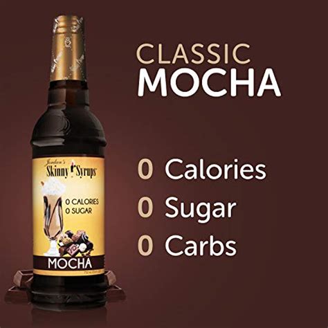 Jordan S Skinny Mixes Syrups Mocha Sugar Free Coffee Flavoring Syrup