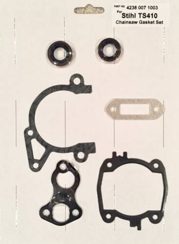 Brand New Complete Engine Gasket Set With Oil Seals For Stihl Ts410