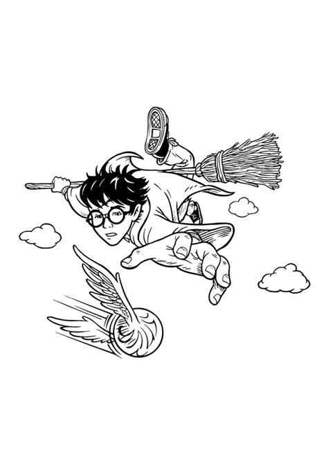 Most children amend what they would in imitation of to color often. Free Printable Harry Potter Coloring Pages For Kids ...