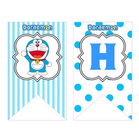 Bunting Banner Doraemon Design And Craft Handmade Craft On Carousell
