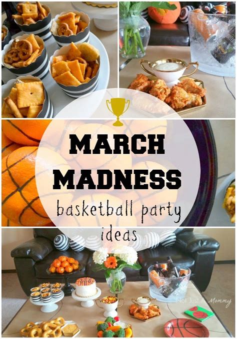 March Madness Basketball Party Table Revel And Glitter