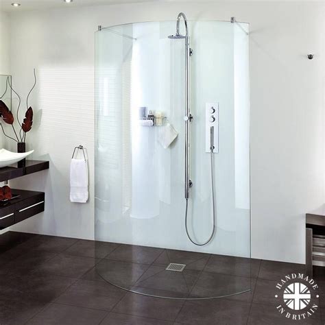 Create A Statement In Your Wet Room With The Spectra 8mm Curved Shower Walk Through Dual Entry