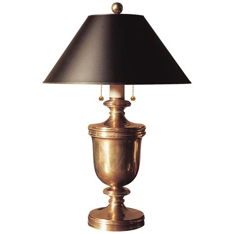 Classical Urn Form Medium Table Lamp In Antique Decorative Table
